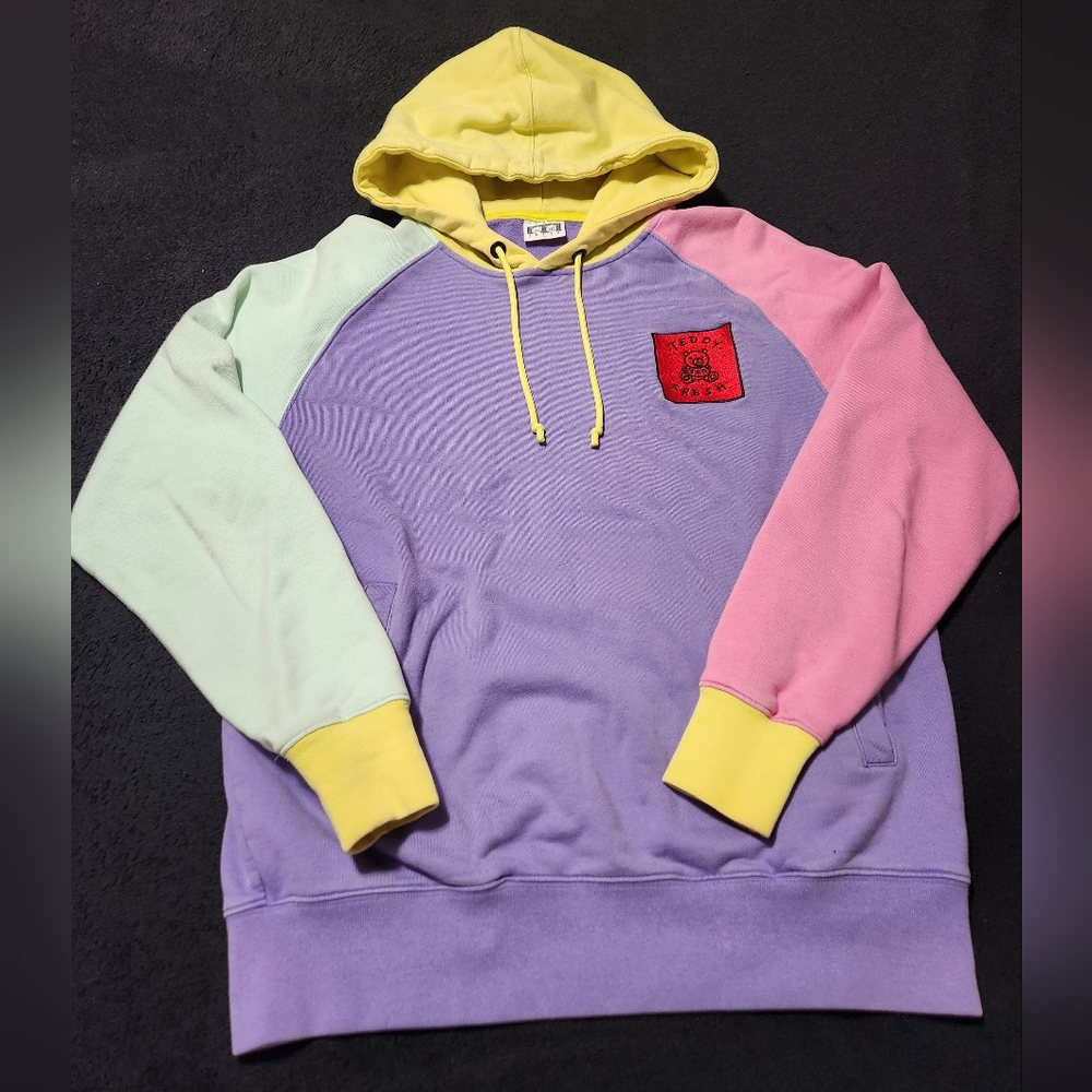 Teddy Fresh Colorblock Hoodie Small